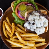 Mushroom & Swiss Burger